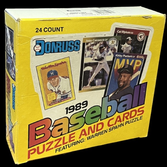1989 Donruss Cello Jumbo Baseball MLB Box - 24 Sealed Packs Per Box - Picture 1 of 1